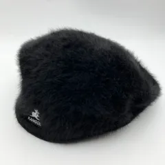 KANGOL カンゴール ハンチング アンゴラ混 FURGORA 504 ロゴ 刺繍 ブラック 黒 メンズ レディース SQ-5-40