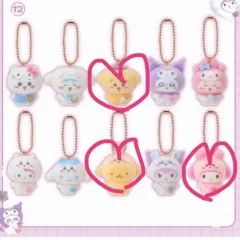 サンリオ ちいかわ コラボ フロッキー キーホルダー ポムポムプリン うさぎ セット + マイメロディ