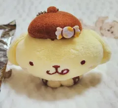 サンリオ x ミルク ペコちゃん コラボ ぬいぐるみ クリップ ポムポムプリン マスコット 出品