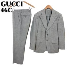 ☆美品☆GUCCI グッチ スーツ ピンストライプ ネイビー 58R 4XL - メルカリ
