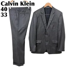 【美品】 Calvin Klein スーツセットアップ 40/33 グレー