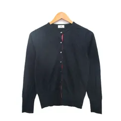 オールドイングランド OLD ENGLAND カーディガン 長袖 コットン シンプル 36 ネイビー 紺 /KT34