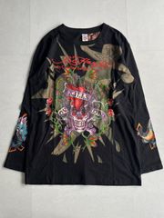 Ed Hardy スカル 薔薇 タンクトップ エドハーディー y2k - メルカリ