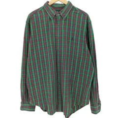 ラルフローレン RALPH LAUREN 90s CLASSIC FIT ポニー刺繍 ボタンダウンシャツ メンズ import：XL 