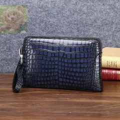メンズクラッチバッグクロコダイル本革 ワニ革 クラッチバッグ メンズ財布