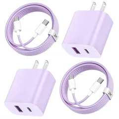 充電器-type-c (2個セット/2ポート) 20W usb タイプc 充電器 急速充電 USB-C+USB-A iPhone/Android【PSE認証&USB-C ケーブル 2m】 超低温・純正・小型 iPhone17/16/15/Pro/max/P 0