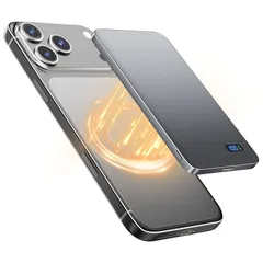 モバイルバッテリー 軽量 小型【2026新モデル・超薄型】MagSafe対応 大容量8000mAhワイヤレス充電器 LED残量表示 携帯充電器 コンパクト マグネット式 22.5W急速充電 PSE認証済み iPhone 17/16/15/14/13/12シ 1