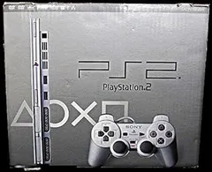 【中古】PlayStation 2 サテン・シルバー (SCPH-79000SS) 【メーカー生産終了】※外箱なし、すぐ遊べるセット