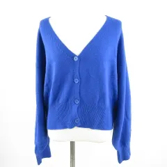 イング INGNI ニットカーディガン 長袖 青 M *A101
