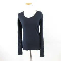セオリー Theory カットソー 長袖 ストレッチ 紺 *A949