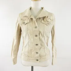 組曲sis クミキョクシス KUMIKYOKU SIS ジャケット 七分袖 ベージュ 2 *T476