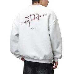 【新品】 [Easykode] トレーナー メンズ スウェット 秋服 大きいサイズ フードなし パーカー 人気 おしゃれ ロゴプリント 中厚 ドライ すべすべ 裏地付き 長袖 トップス ストレッチ スエット とれーなー 速乾 カットソー ストリート系 プル 1
