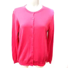 ユニクロ UNIQLO カーディガン ニット 長袖 XL ピンク /RT ●RY