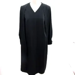 ロペピクニック ROPE Picnic ワンピース Aライン ロング 長袖 38 黒 ブラック /RT