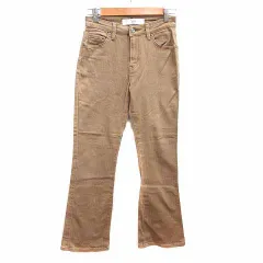 サムシング something Sophia フレアパンツ カラーデニム 28×32 L ベージュ /YK