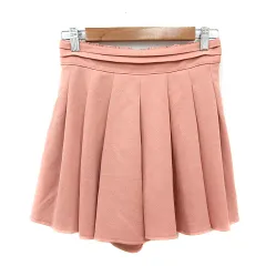 ミッシュマッシュ MISCH MASCH ショートパンツ キュロット 38 M ピンクベージュ /MN ●RY