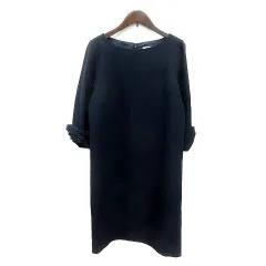 ロペピクニック ROPE Picnic ワンピース ミニ 長袖 38 M 紺 ネイビー /MN