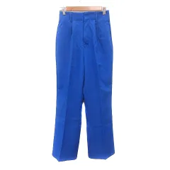ティップトップ TipTop ストレートパンツ スラックス M 青 ブルー /MN