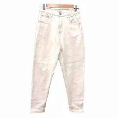 クラシカルエルフ CLASSICAL ELF テーパードパンツ カラーデニム S アイボリー 白 ホワイト /YK