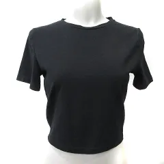ザラ ZARA Tシャツ カットソー 半袖 黒 ブラック /YI