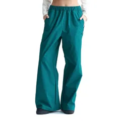 新品 [ロキシー] スウェットパンツ コットンナイロン素材 ワイドシルエット トラックパンツ レディース GRN