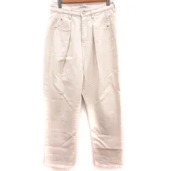 クラシカルエルフ CLASSICAL ELF パンツ デニム ジーンズ ストレート ロング M クリーム /RT