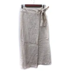 ガリャルダガランテ GALLARDAGALANTE タイトスカート ロング 麻 リネン 0 XS ベージュ /YI