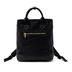 新品 [VITAFELICE] ヴィータフェリーチェ サイドジップ ナイロン リュック レディース inb-10075z (ブラック)