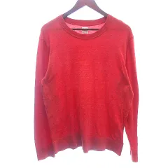 ギャップ GAP ニット セーター ラウンドネック 長袖 L 赤 レッド /AU ●RY