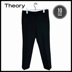 【大きいサイズ】　Theory セオリー 現行タグ TREECA 4 J スラックス 黒 10サイズ テーパードパンツ