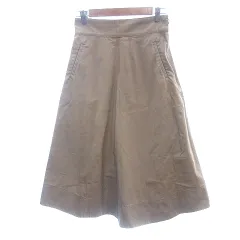 ミラオーウェン Mila Owen フレアスカート ロング 1 M ベージュ /AU