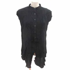 クラシカルエルフ CLASSICAL ELF シャツ ブラウス フレンチスリーブ S 黒 ブラック /YK