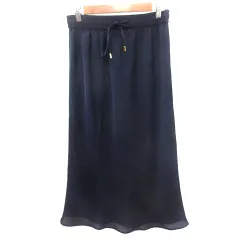 グリーンレーベルリラクシング ユナイテッドアローズ green label relaxing タイトスカート ロング 紺 ネイビー /AU