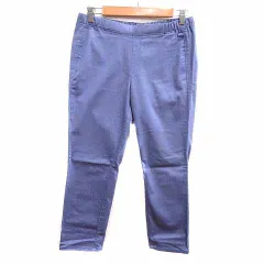 ユニクロ UNIQLO テーパードパンツ クロップド LL 紫 パープル /YK ●RY