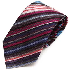 新品 Paul Smith(ポールスミス)ネクタイ メンズ マルチストライプ シルク イタリア製 9カラー サイズ剣幅8cm epssp マルチカラー) (AX59-20)