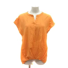 ドレスキップ DRESKIP ブラウス フレンチスリーブ M オレンジ /MS