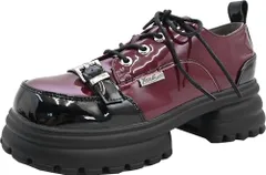 新品 厚底レースアップシューズ