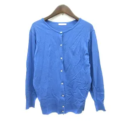 テチチ Te chichi カーディガン ニット フリー 青 ブルー /MN