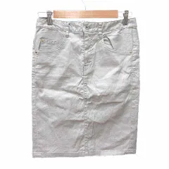 ジャーナルスタンダードレサージュ journal standard L'essage タイトスカート ミニ 36 S ライトグレー /YK