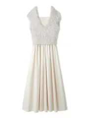 新品 [スナイデル] ラメプルオーバーセットワンピ SWNO244116 レディース IVR 00