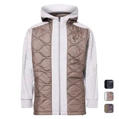 新品 FOA406891 ENHANCE FUSION FLEECE JACKET 1.0 (27B) NEW ATHLETIC GREY US M サイズ (日本 L サイズ相当)