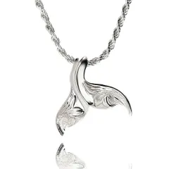 新品 ハワイアンジュエリー 【LocoMocoAloha】 ネックレス ペンダント ラッキー アイテム ホエール テール クジラ 【正規品】 ジュエリー