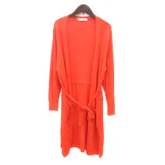 メイソングレイ MAYSON GREY カーディガン ニット ロング 2 M オレンジ /MN