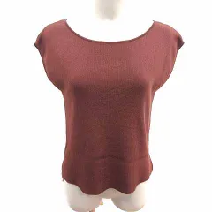プロポーション ボディドレッシング PROPORTION BODY DRESSING ニット カットソー フレンチスリーブ 3 L 茶 ブラウン /YK