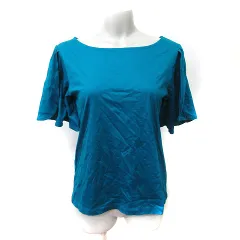 ルーニィ LOUNIE カットソー フレア袖 半袖 F マリンブルー /YI