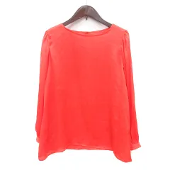クリアインプレッション CLEAR IMPRESSION ブラウス 長袖 2 オレンジ /MN