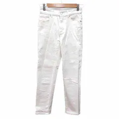 ミッシェルクラン MICHEL KLEIN スキニーパンツ カラーデニム 32 XXS 白 ホワイト /YK