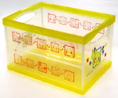 【中古】小物入れ・マルチケース・缶ケース 集合(イエロー) 折りたたみコンテナボックス 「ポケットモンスター」 ポケモンセンター限定