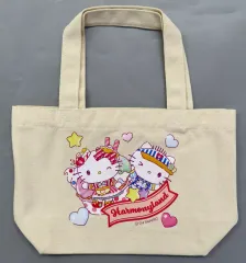 【中古】バッグ ハローキティ＆ディアダニエル(アイスクリームショップ店員) 2024 ミニトート 「サンリオキャラクターズ」 ハーモニーランドグッズ