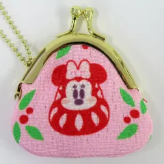 【中古】バッグ ミニーマウス 「ミッキー＆フレンズ シークレットポーチ がまぐち チェーン付き NEW YEAR DARUMA 2026」 ディズニーストア限定